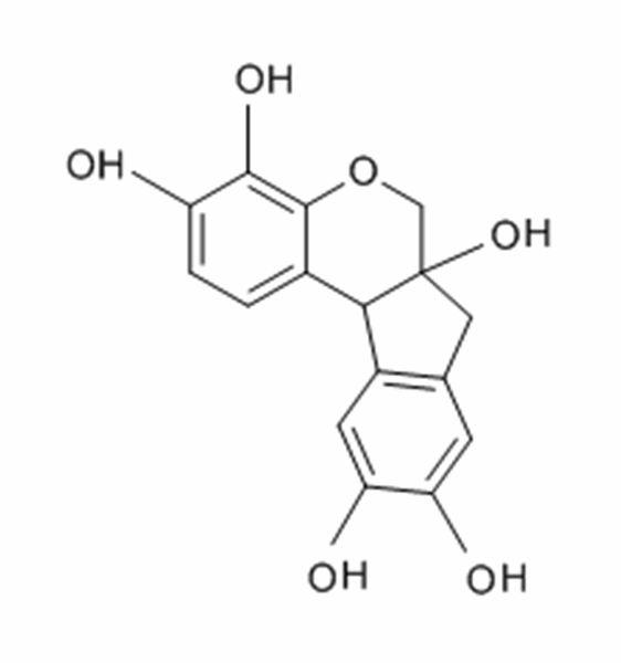 Hematoxylin chemical structure